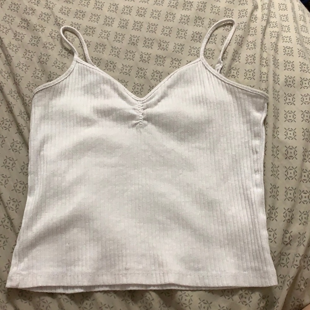 White SW seggentialy tank top
